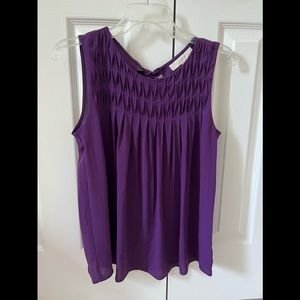 Silk tank top blouse